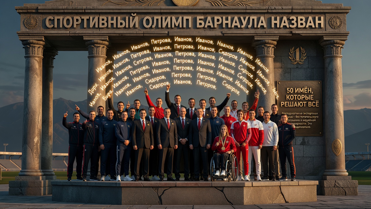 Спортивный Олимп Барнаула назван. 50 имён, которые решают всё